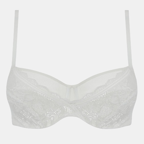 Chantelle Floral Touch white non-padded bra