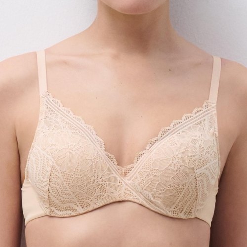 Chantelle Floral Touch beige padded bra