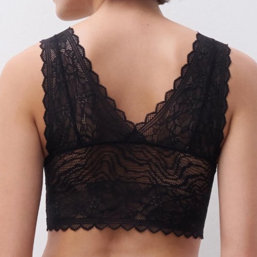 Chantelle Floral Touch black wireless bra