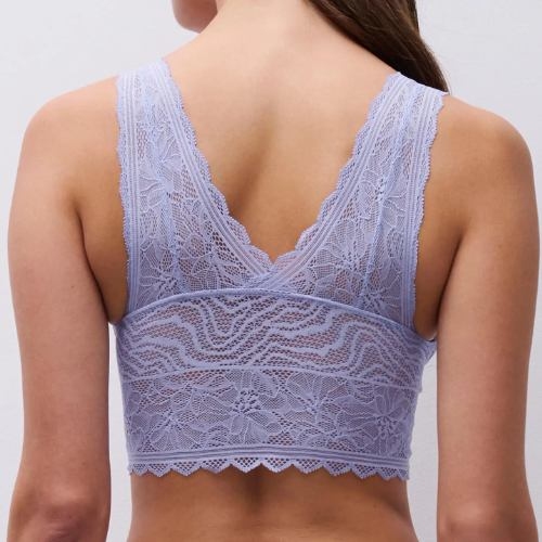 Chantelle Floral Touch blue wireless bra