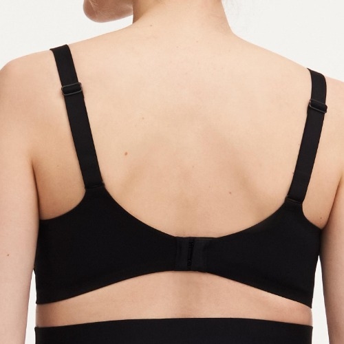 Chantelle Pure Maternity black nursing bra