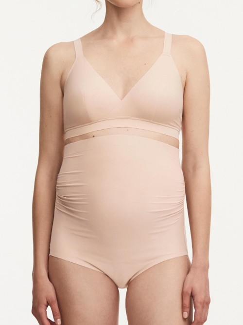 Chantelle Pure Maternity beige nursing bra