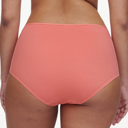 Chantelle Graphic Support coral high waist brief