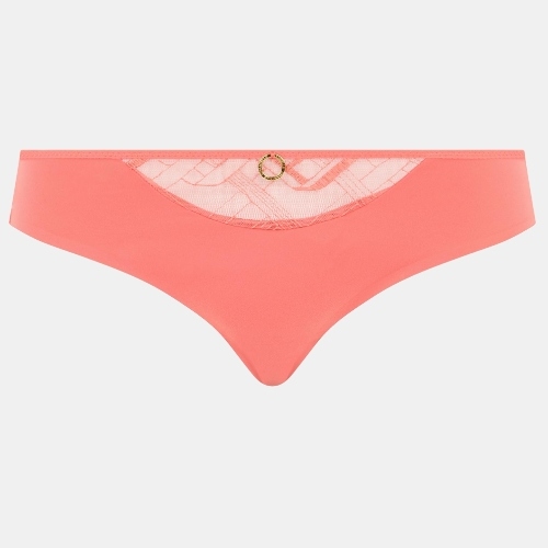 Chantelle Graphic Support coral brief