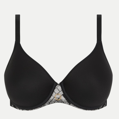 Chantelle Graphic Support black padded bra