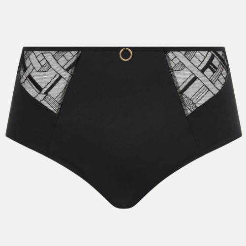 Chantelle Graphic Support black high waist brief