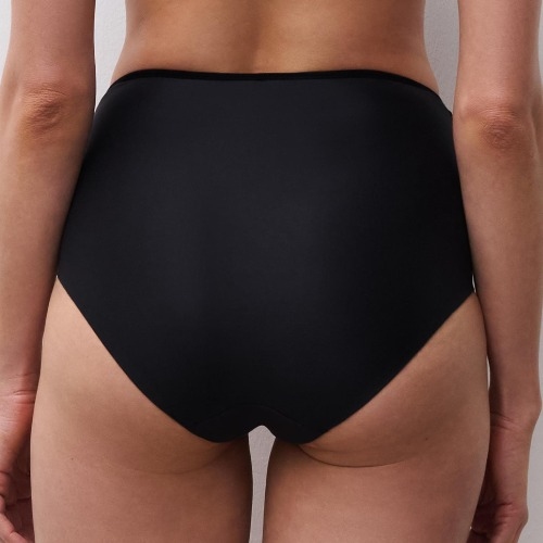 Chantelle Graphic Support black high waist brief