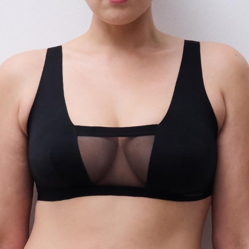 Chantelle One Mesh black wireless bra