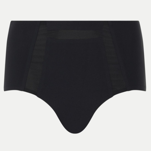Chantelle One Mesh black high waist brief