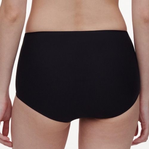 Chantelle One Mesh black high waist brief