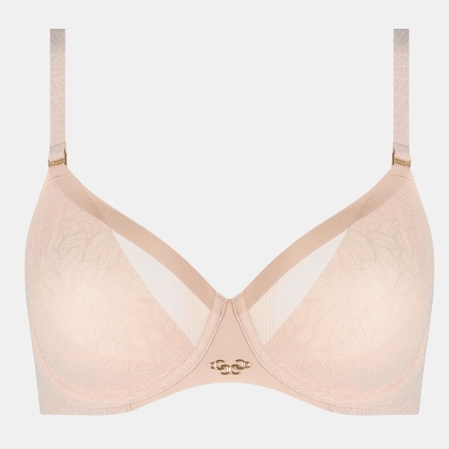 Chantelle Pure Lace beige padded bra