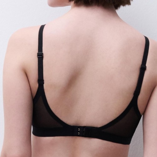 Chantelle Pure Lace black wireless bra