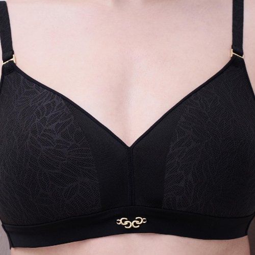 Chantelle Pure Lace black wireless bra