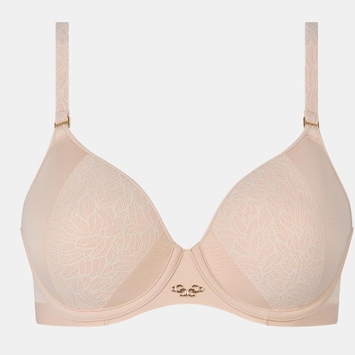 Chantelle Pure Lace beige padded bra