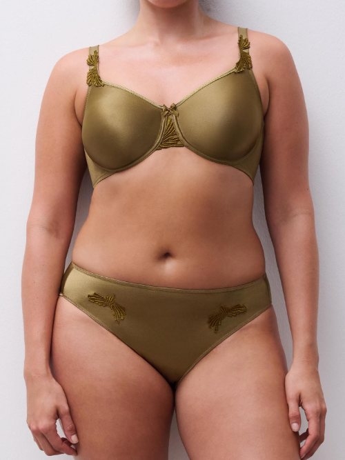 Chantelle Hedona olive green padded bra