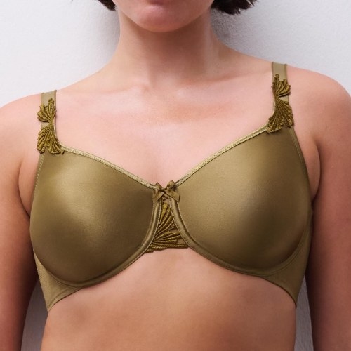 Chantelle Hedona olive green padded bra
