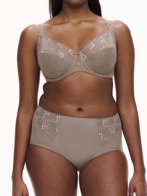 Chantelle Intrique grey padded bra