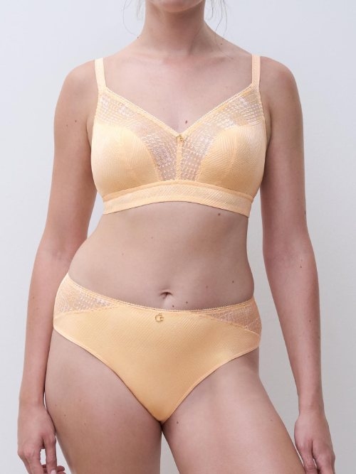 Chantelle Intrique yellow wireless bra