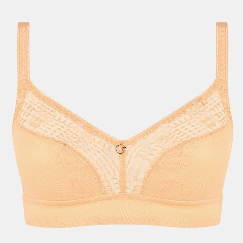 Chantelle Intrique yellow wireless bra