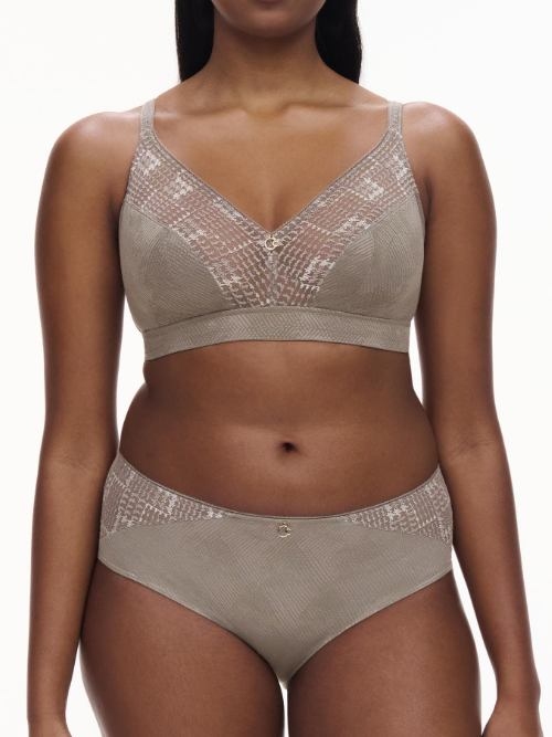 Chantelle Intrique grey wireless bra