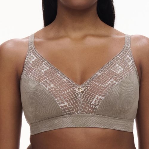 Chantelle Intrique grey wireless bra
