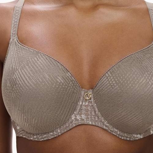 Chantelle Intrique grey padded bra