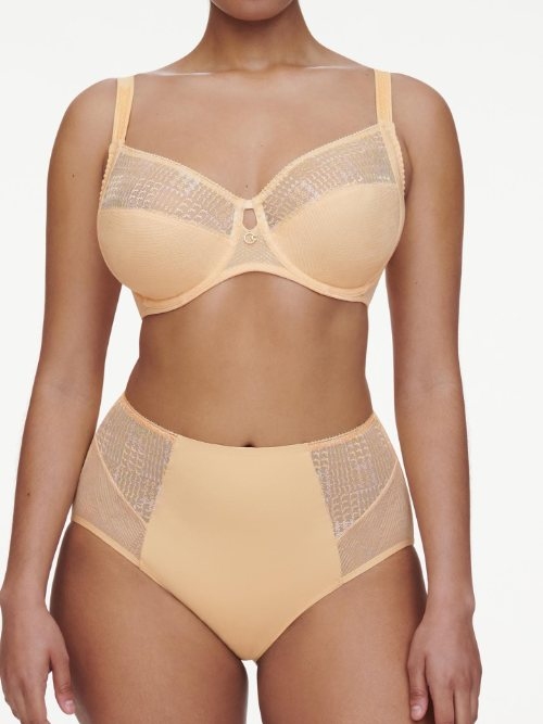 Chantelle Intrique yellow high waist brief