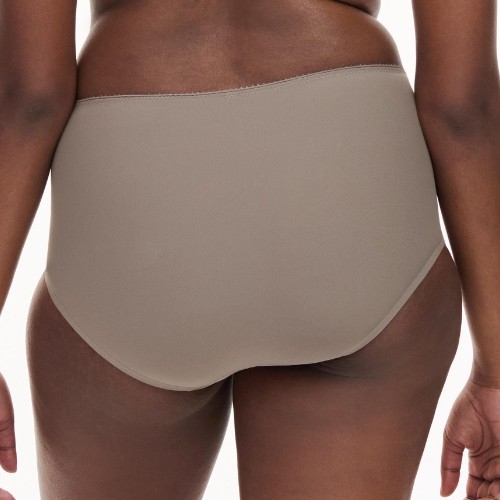 Chantelle Intrique grey high waist brief