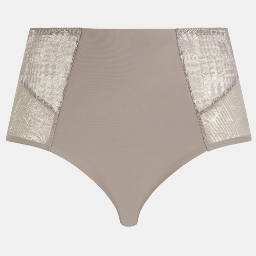 Chantelle Intrique grey high waist brief