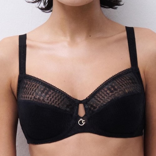 Chantelle Intrique black non-padded bra