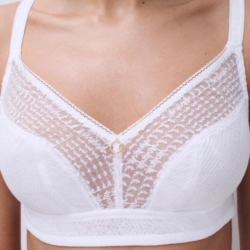 Chantelle Intrique white wireless bra