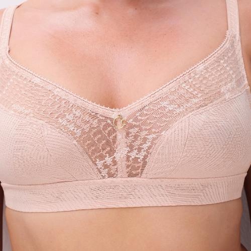 Chantelle Intrique pink wireless bra