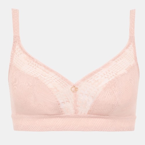 Chantelle Intrique pink wireless bra