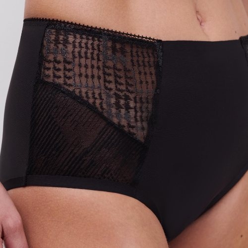 Chantelle Intrique black high waist brief