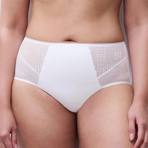 Chantelle Intrique white high waist brief