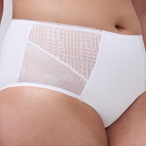 Chantelle Intrique white high waist brief