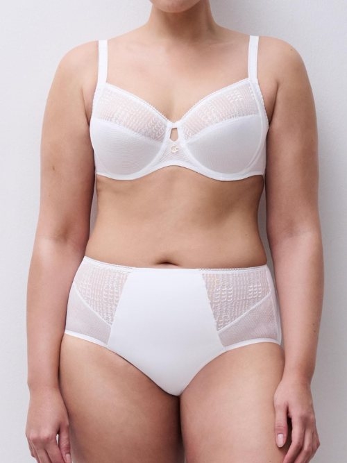 Chantelle Intrique white high waist brief