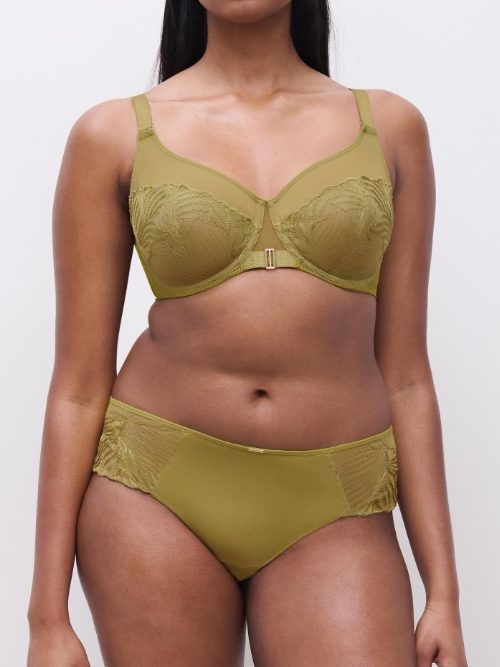 Chantelle Legend green non-padded bra
