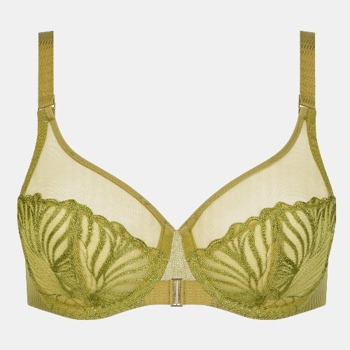 Chantelle Legend green non-padded bra