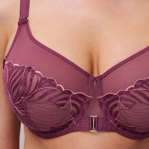 Chantelle Legend purple non-padded bra