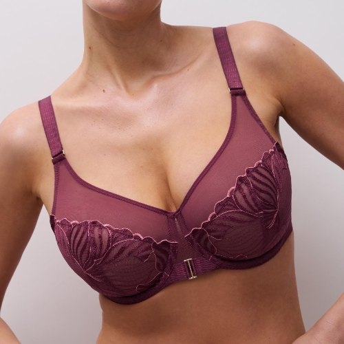Chantelle Legend purple non-padded bra