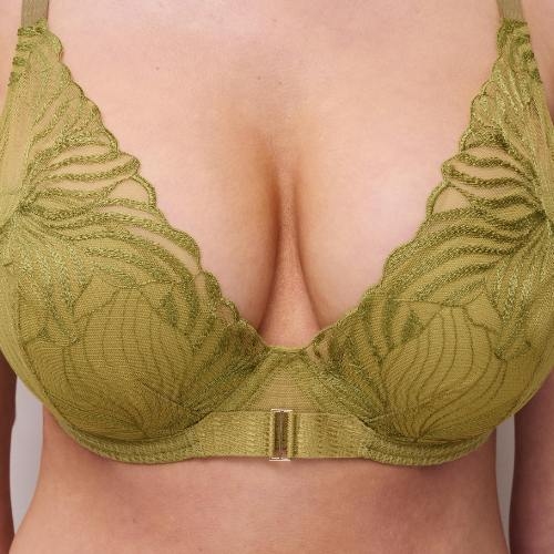 Chantelle Legend green push up bra