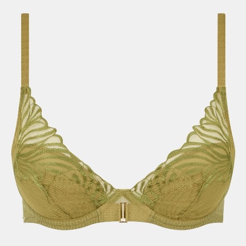 Chantelle Legend green push up bra