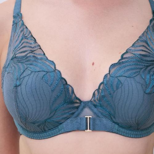 Chantelle Legend jeans blue push up bra