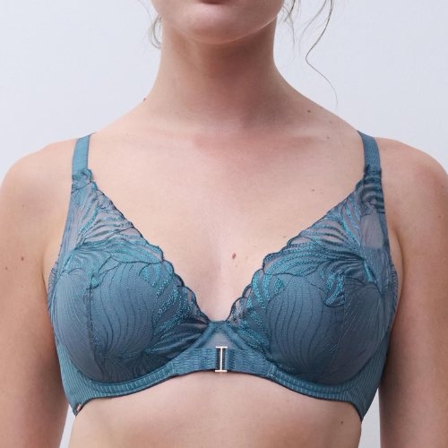 Chantelle Legend jeans blue push up bra
