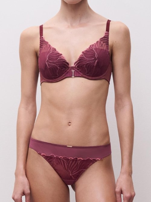 Chantelle Legend blue push up bra