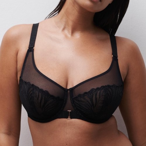 Chantelle Legend black non-padded bra