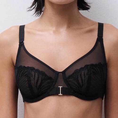 Chantelle Legend black non-padded bra