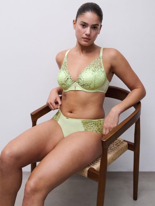 Chantelle Legend green padded bra