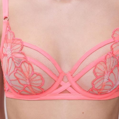 Chantelle Lush pink non-padded bra